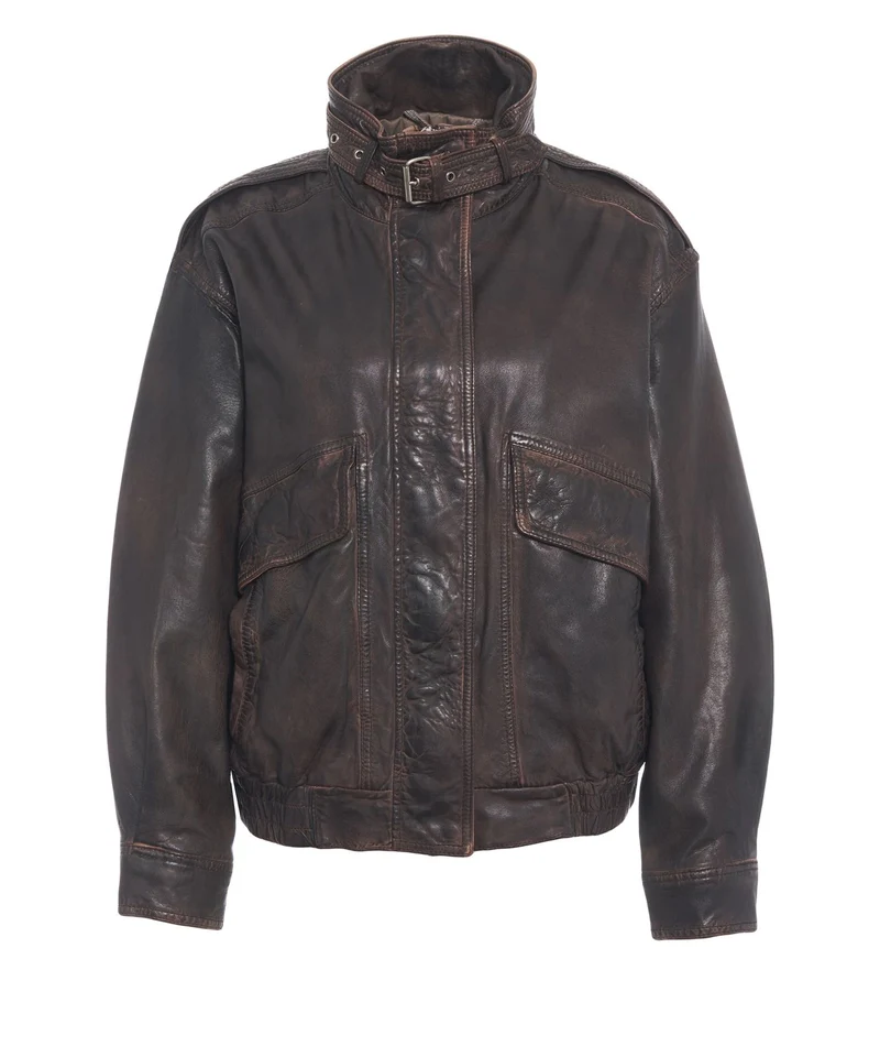 Giacca in pelle 'Guenda'