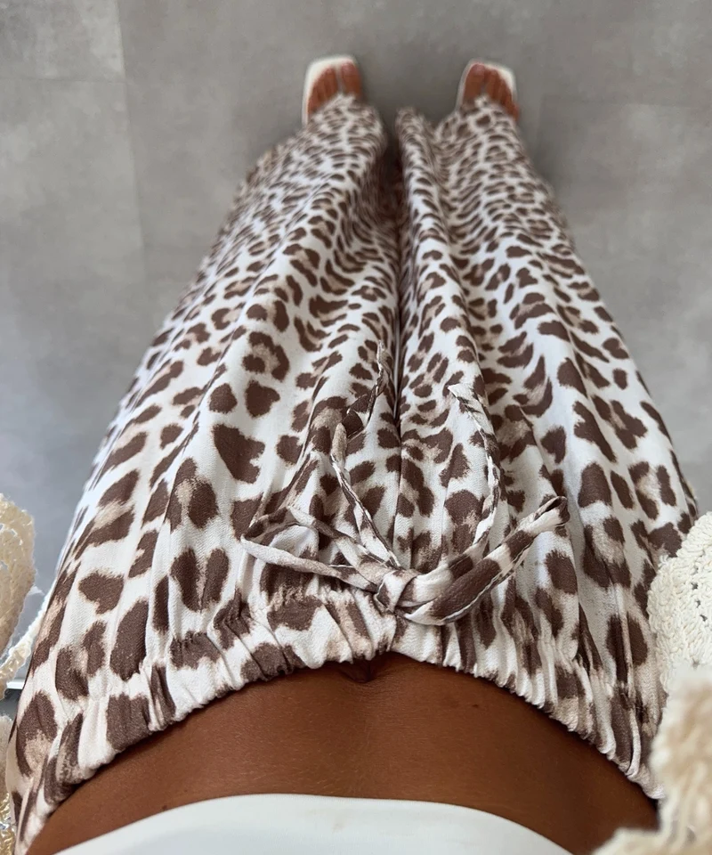 Schlaghose Elodie Leo Beige
