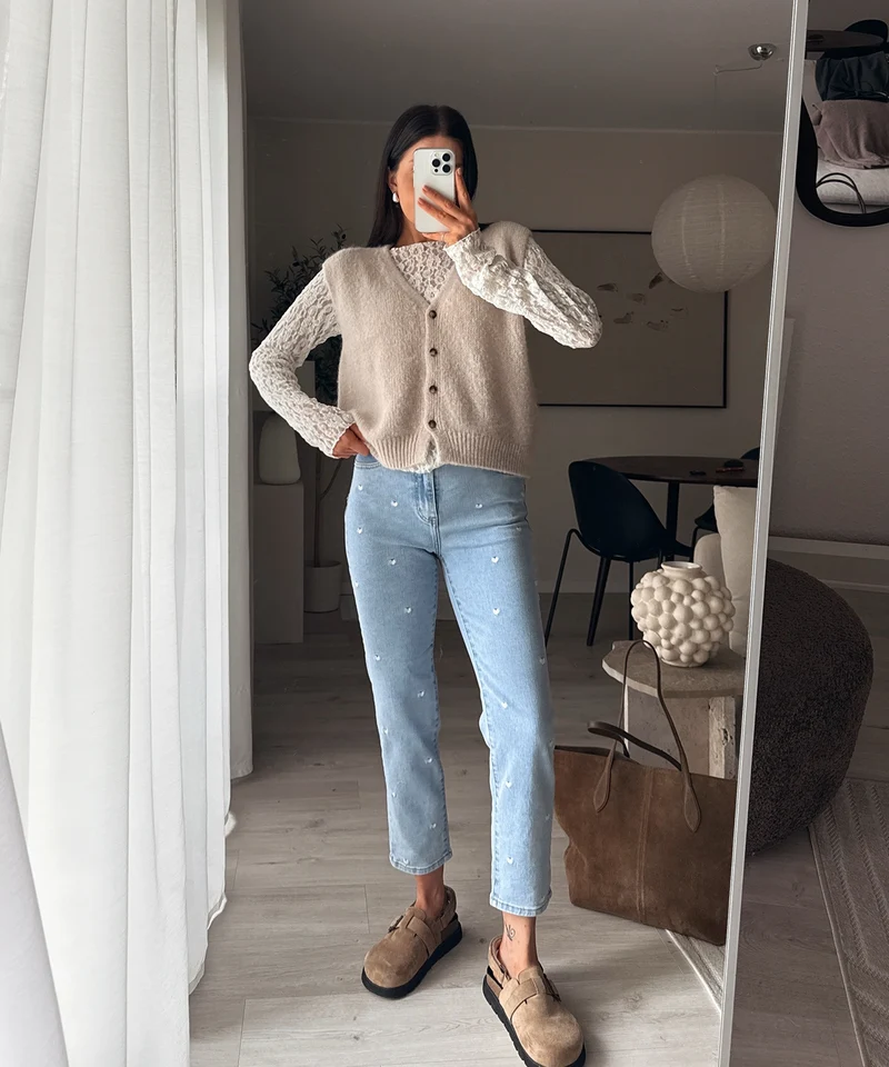 Weste Solin Beige