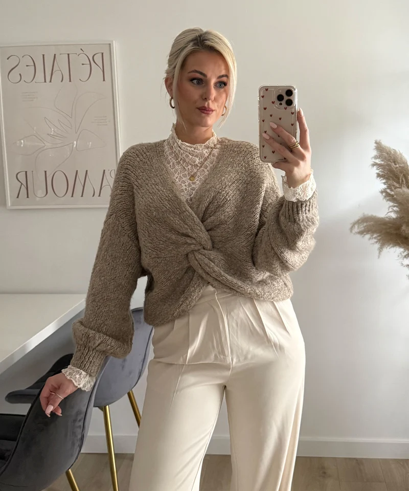 Pullover Malia Taupe