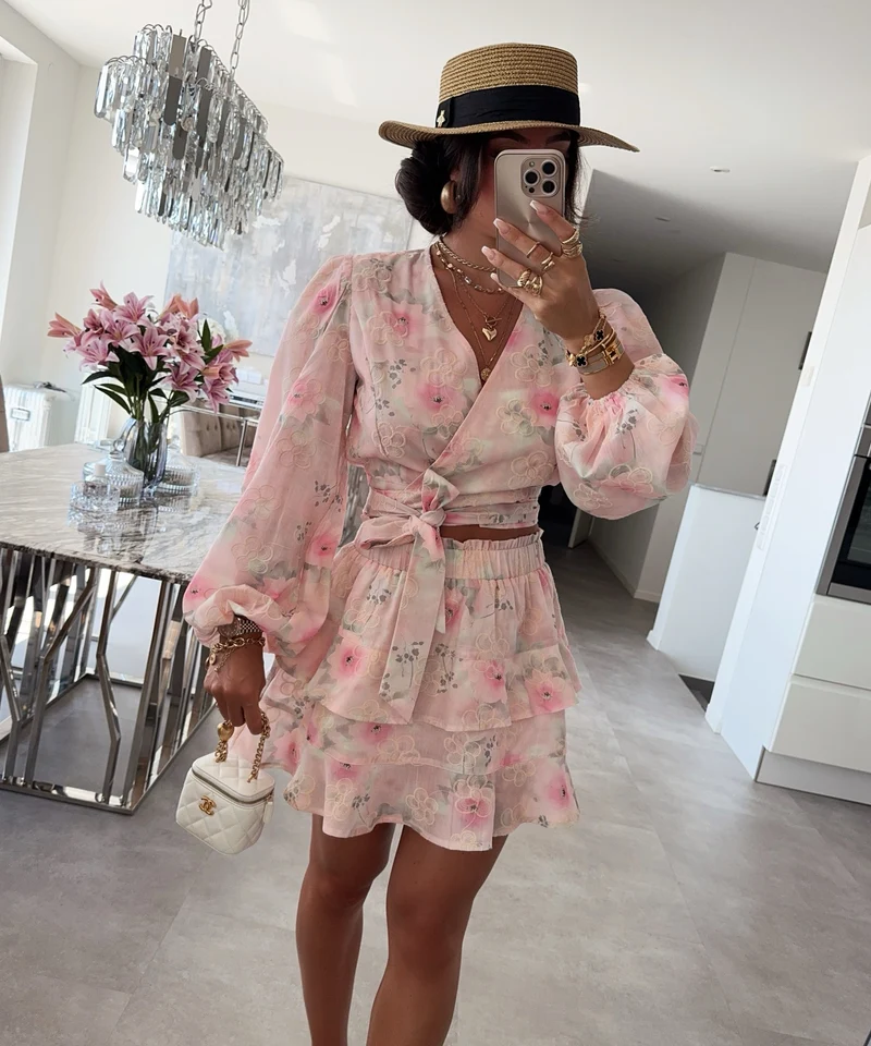 Wickelbluse Fina Rosa
