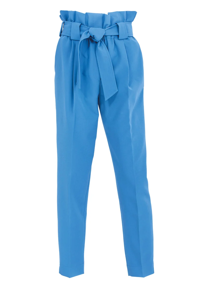 Modische hoch sitzende Hose mit Gürtel für Damen