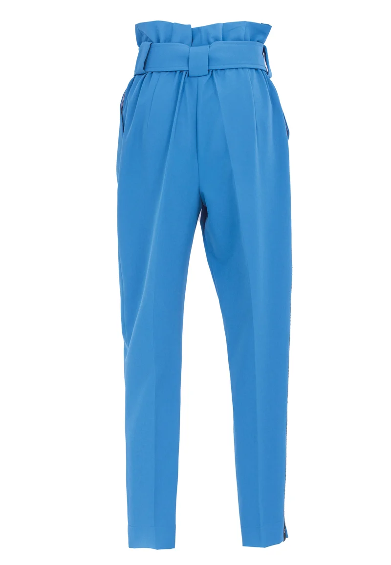 Modische hoch sitzende Hose mit Gürtel für Damen