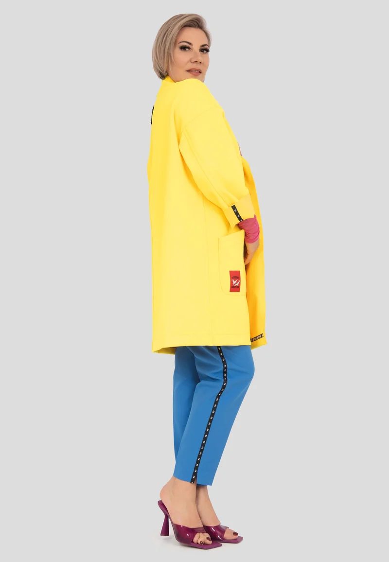 Modische hoch sitzende Hose mit Gürtel für Damen