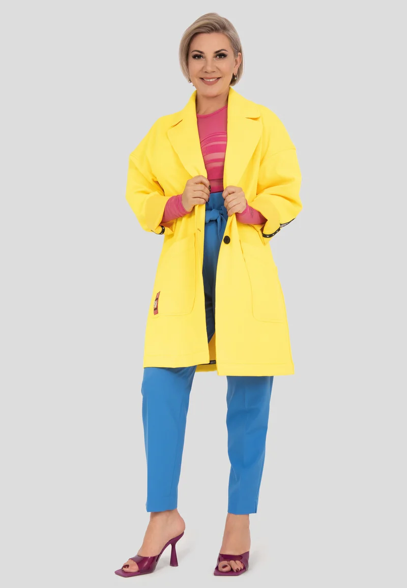 Modische hoch sitzende Hose mit Gürtel für Damen