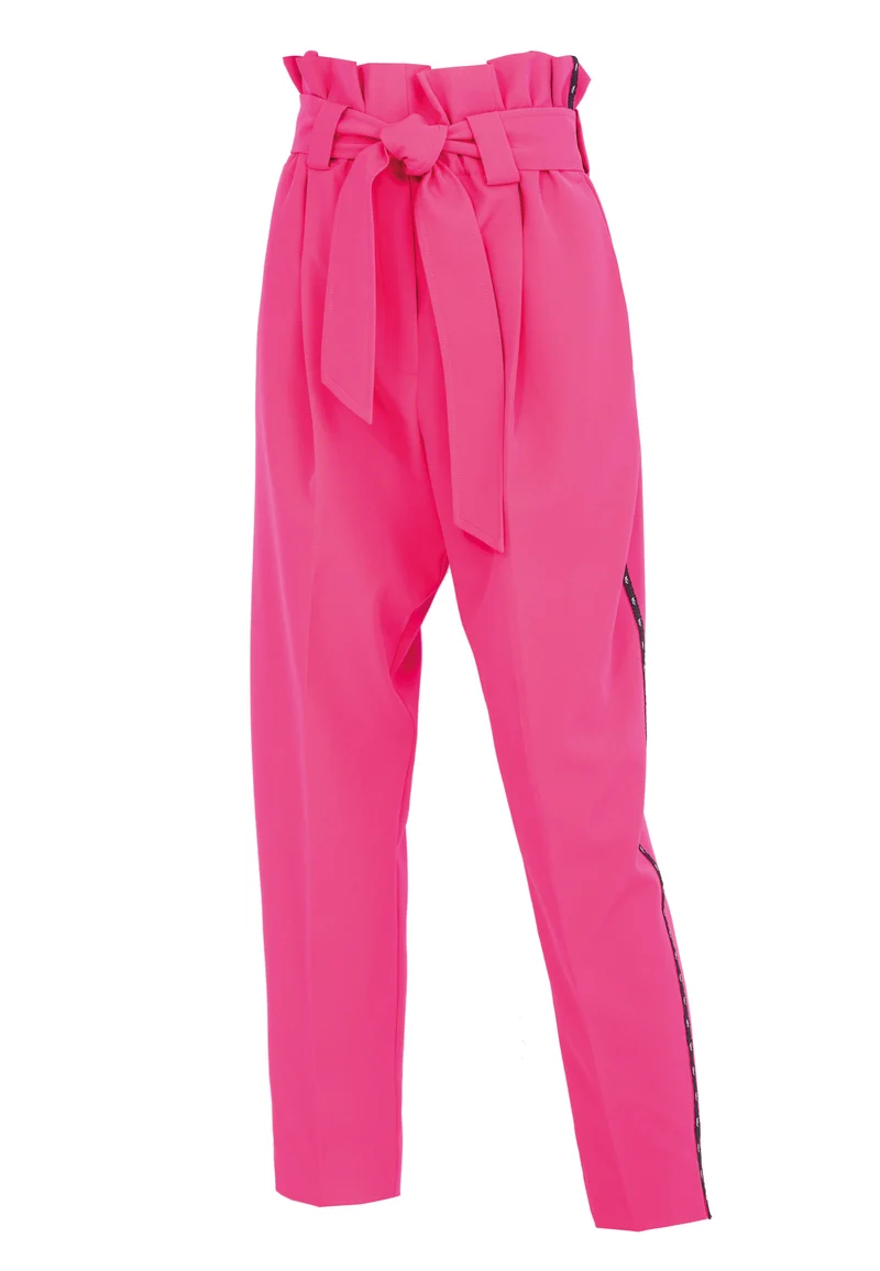 Modische hoch sitzende Hose mit Gürtel für Damen