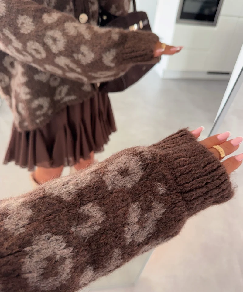 Cardigan Suri Leo Braun Taupe