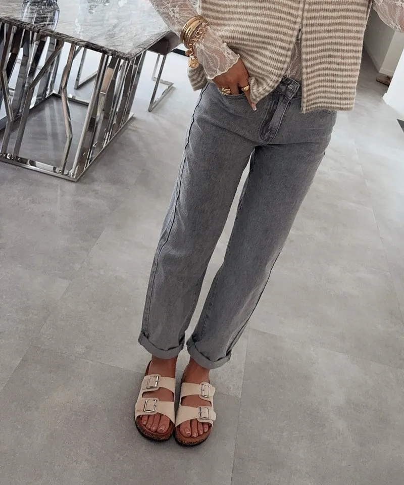 Pantoletten Velana Beige
