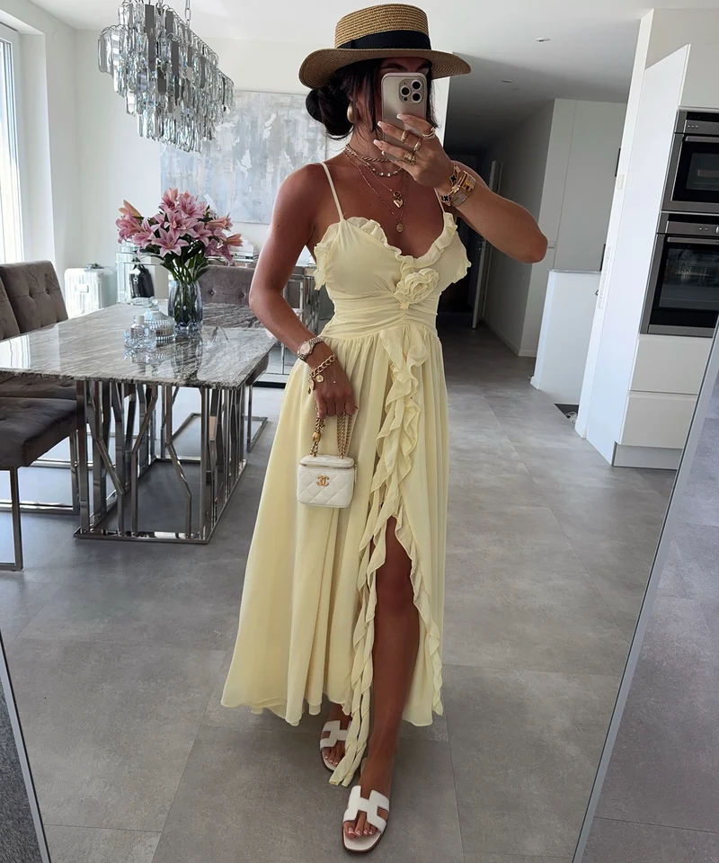 Kleid Rosia Gelb