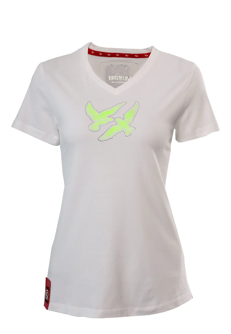 T-SHIRT "Happy Birds " FÜR DAMEN