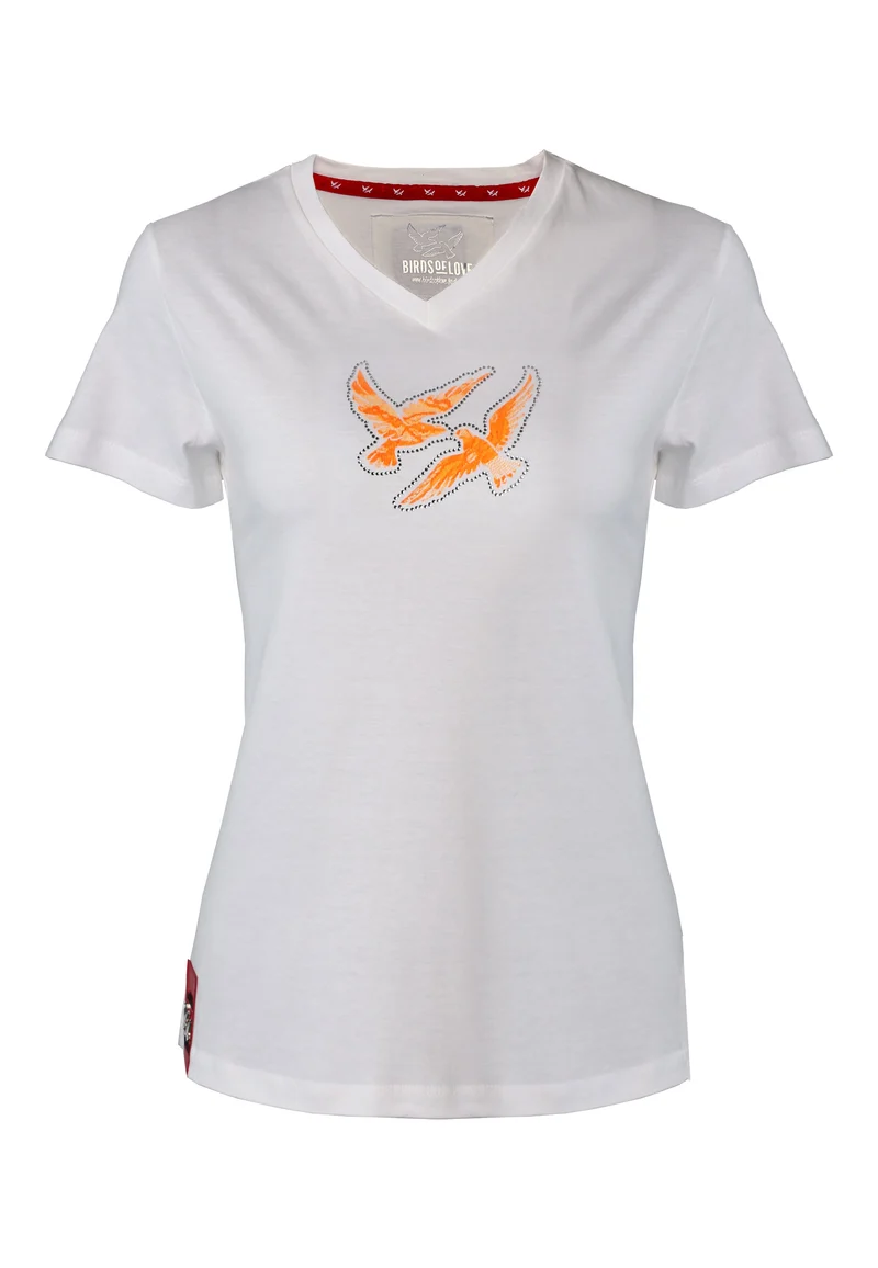 T-SHIRT "Happy Birds " FÜR DAMEN