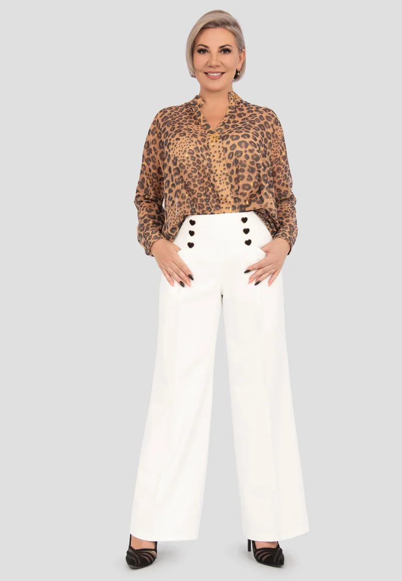 Klassische Hose "White Bird“