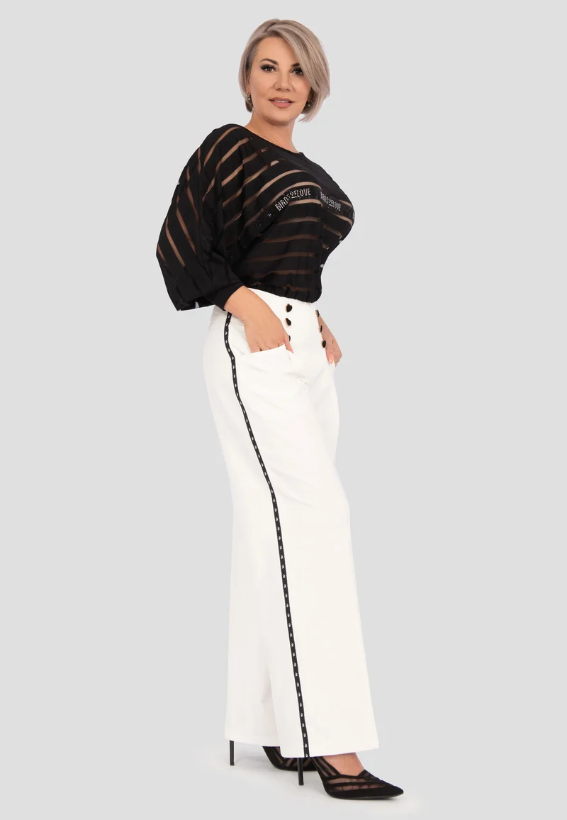 Klassische Hose "White Bird“