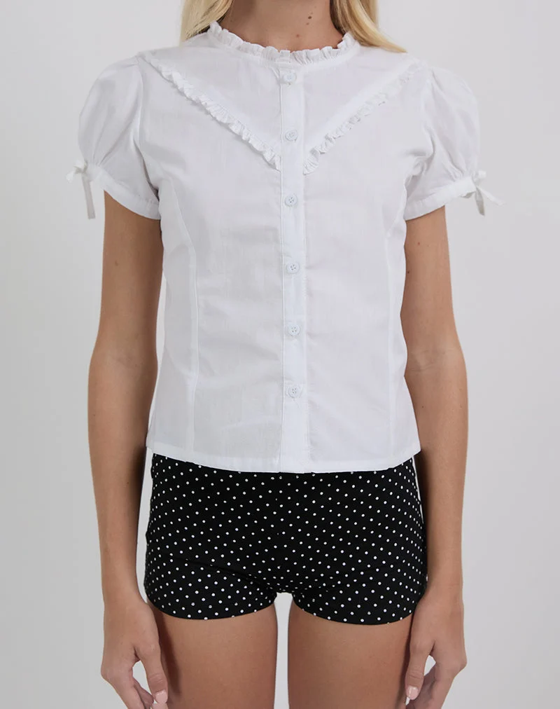 Eunia Short in Micro Polka Schwarz