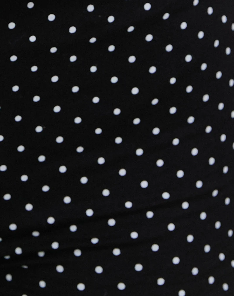 Eunia Short in Micro Polka Schwarz
