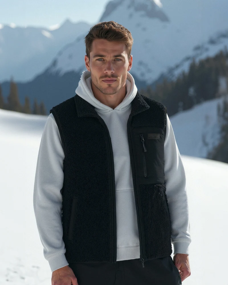 Unisex Sherpa-Weste
