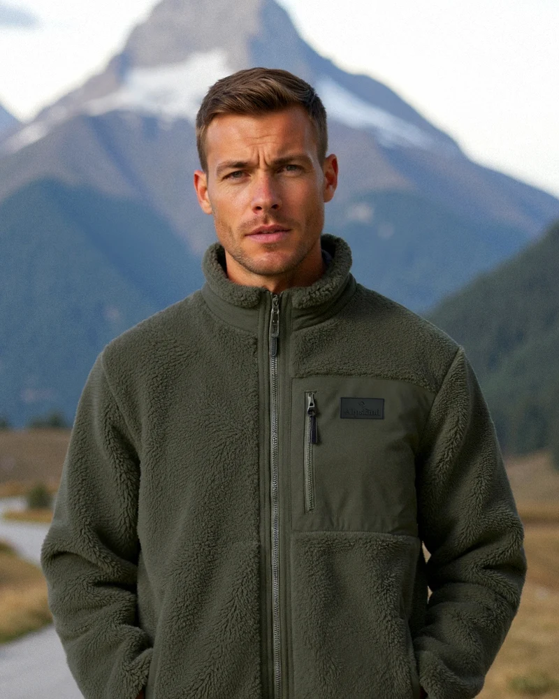 Unisex Sherpa-Jacke