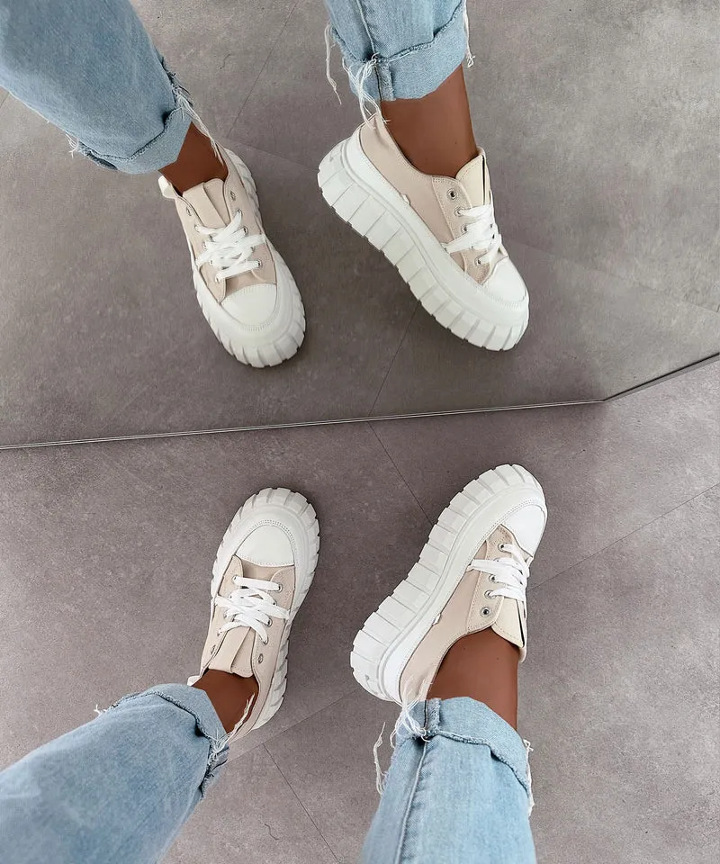 Sneaker Clareta Beige