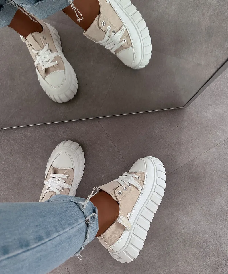 Sneaker Clareta Beige