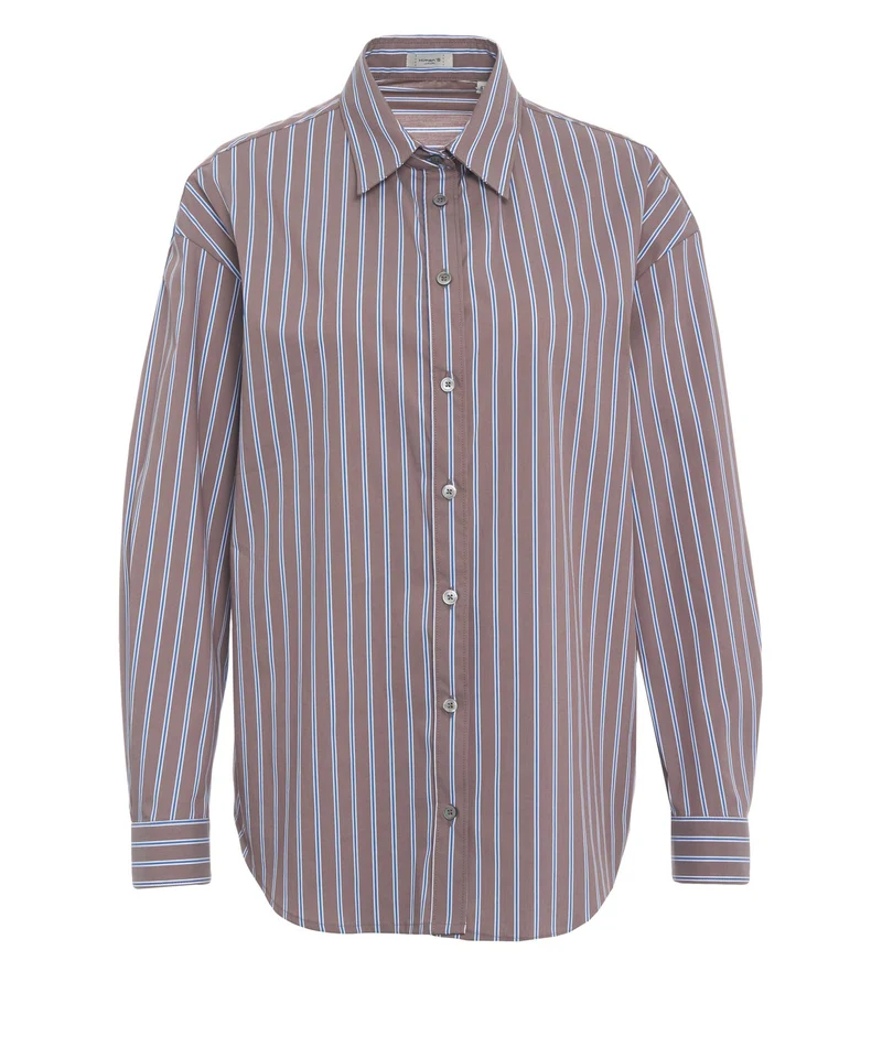 Camicia con motivo a righe