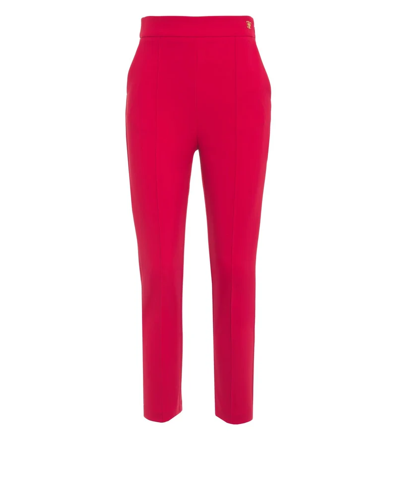 Pantaloni slim fit high-waist