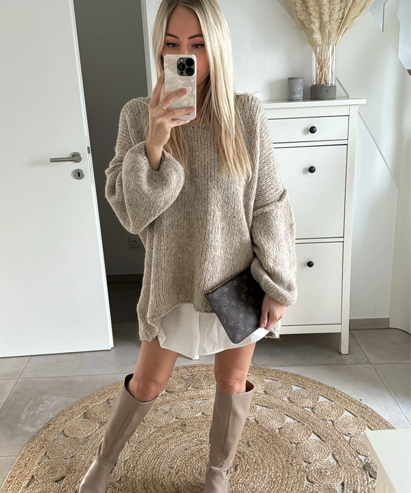 Pullover Cinderella Taupe
