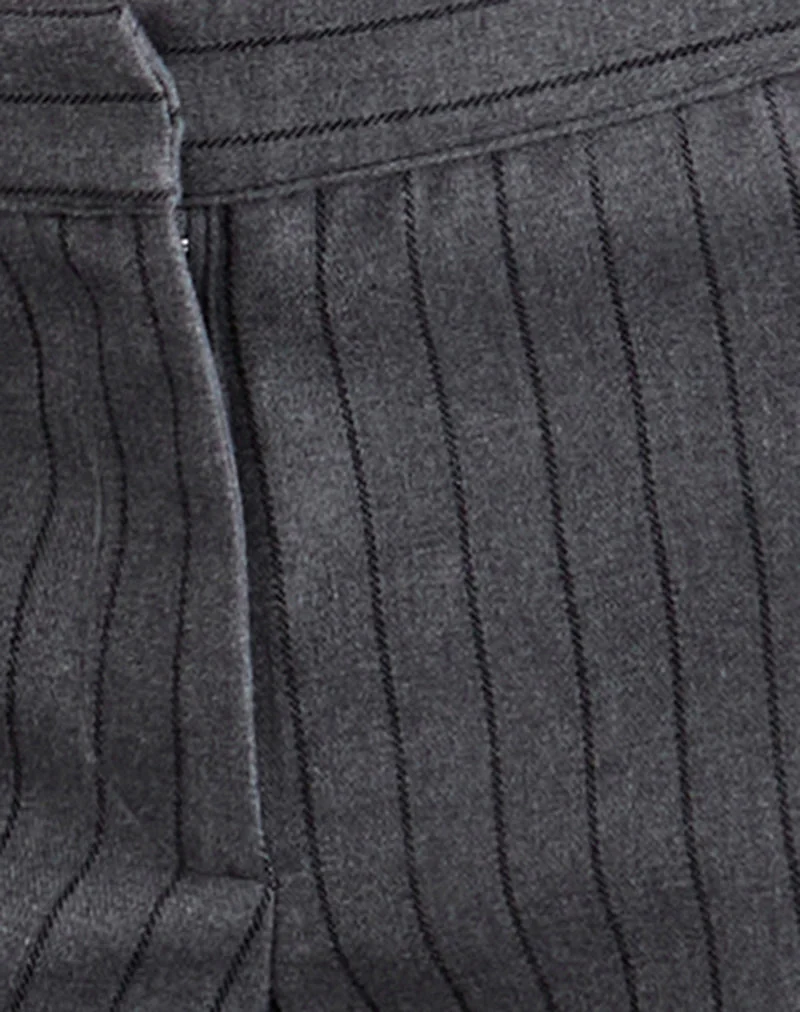 Ganta Slim Hose in Nadelstreifen anthrazit