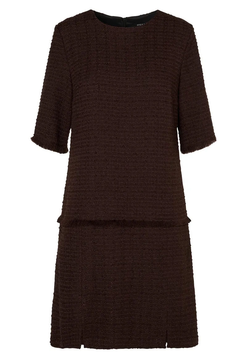 Bouclé-Shiftkleid Enarae