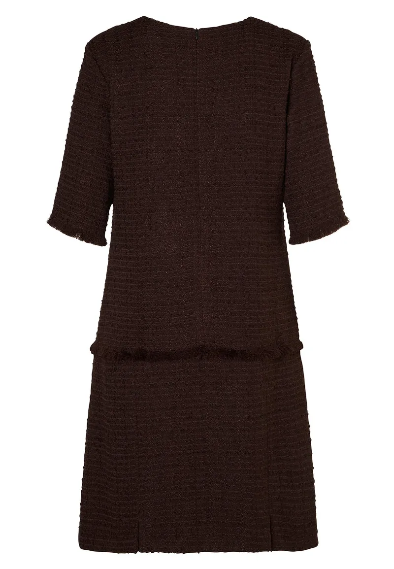 Bouclé-Shiftkleid Enarae