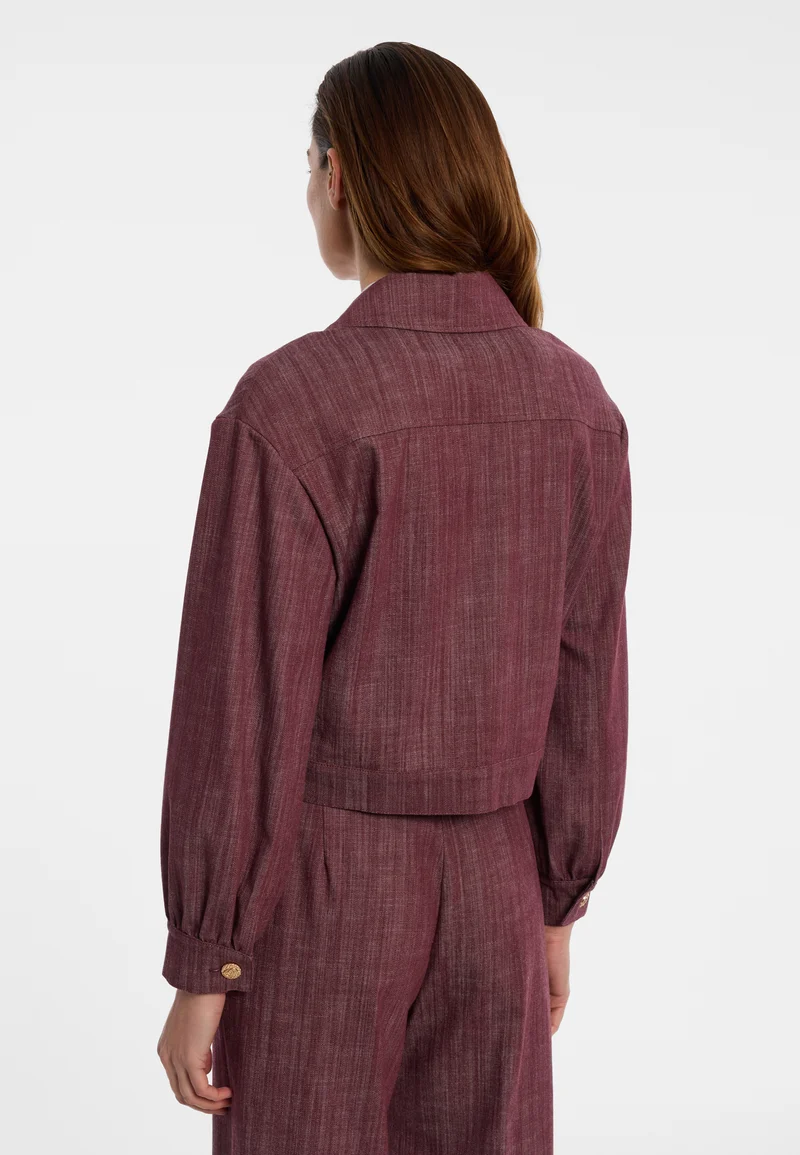 Cropped Jeansjacke Enlisary