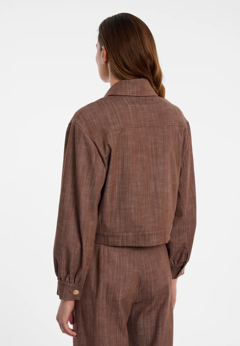 Cropped Jeansjacke Enlisa