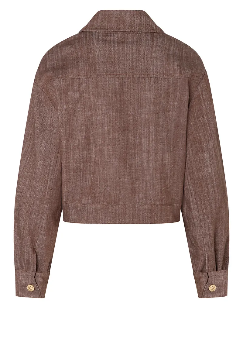 Cropped Jeansjacke Enlisa