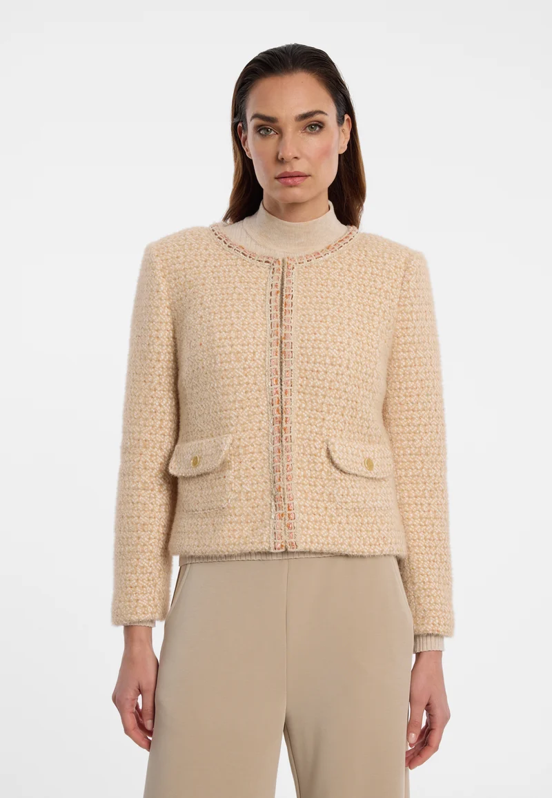 Bouclé-Kurzjacke Enaroraa