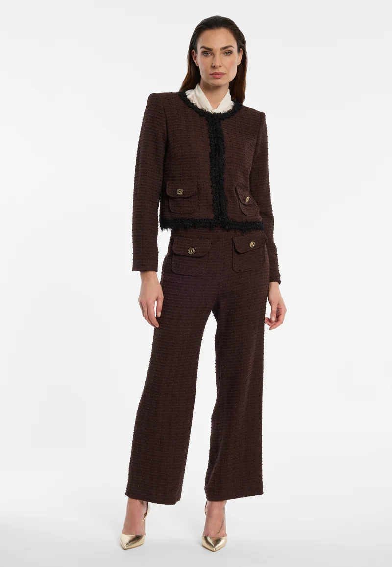 Bouclé-Kurzjacke Enanoris