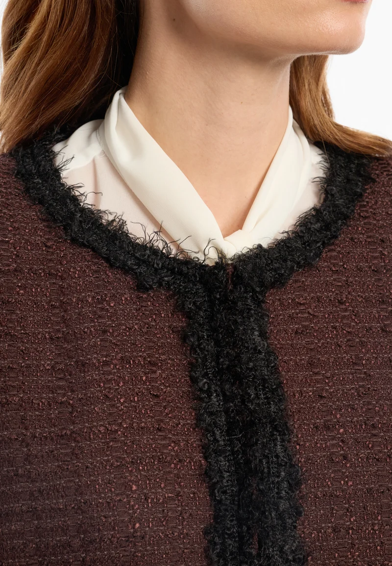 Bouclé-Kurzjacke Enanoris
