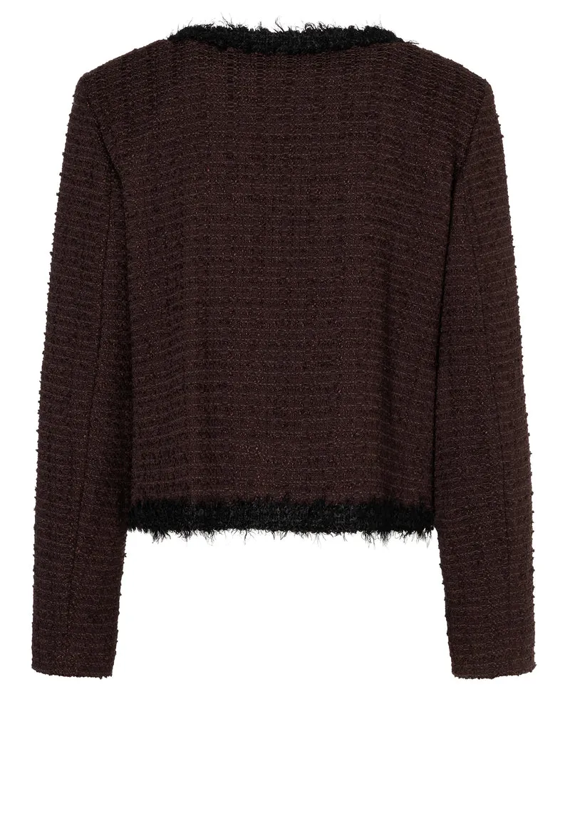 Bouclé-Kurzjacke Enanoris