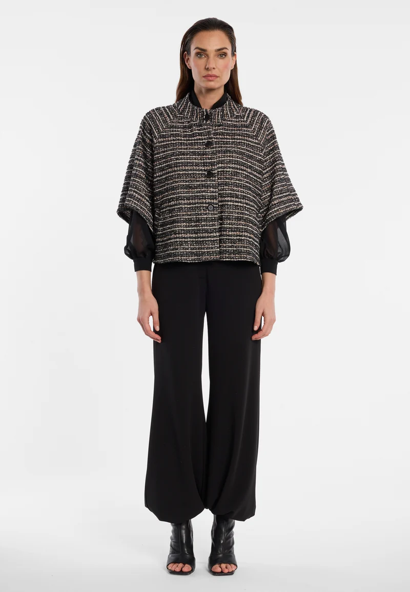 Bouclé-Capejacke Enalia