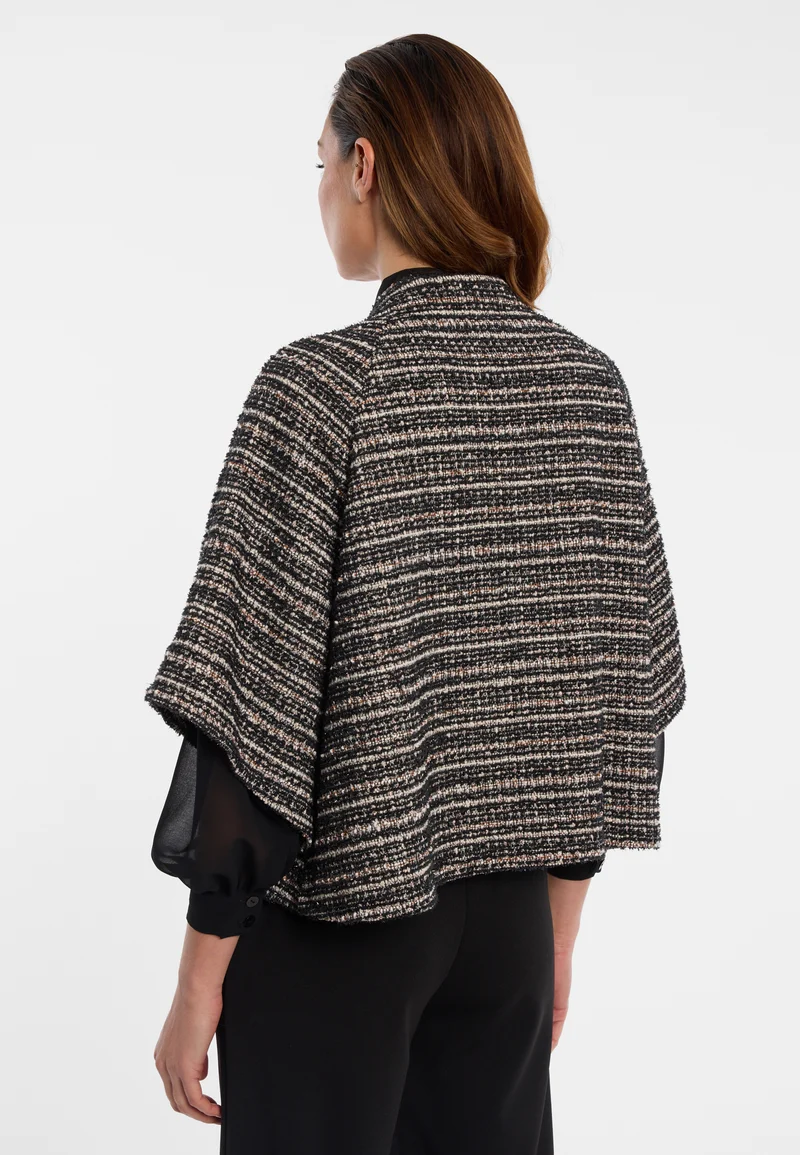 Bouclé-Capejacke Enalia