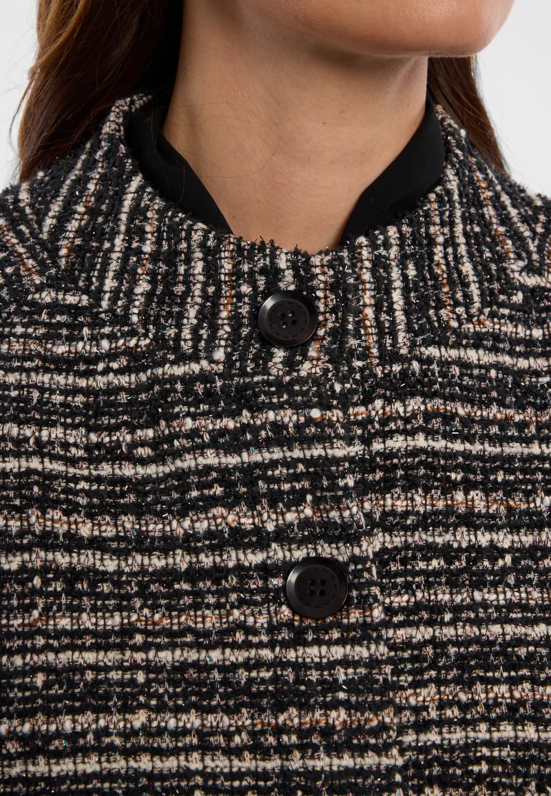 Bouclé-Capejacke Enalia