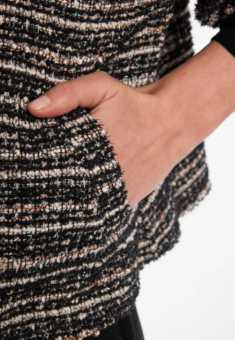 Bouclé-Capejacke Enalia