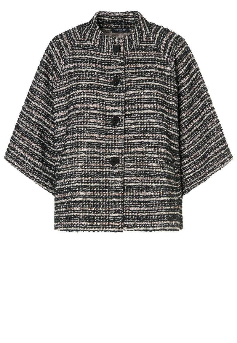 Bouclé-Capejacke Enalia