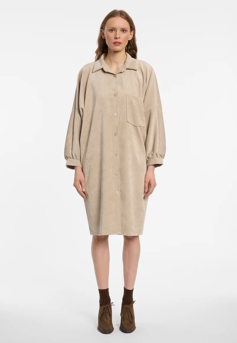 Cord-Hemdblusenkleid Endesis