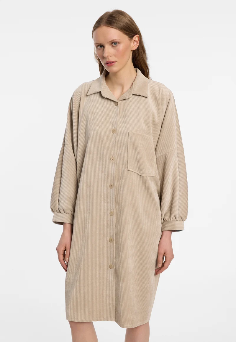 Cord-Hemdblusenkleid Endesis