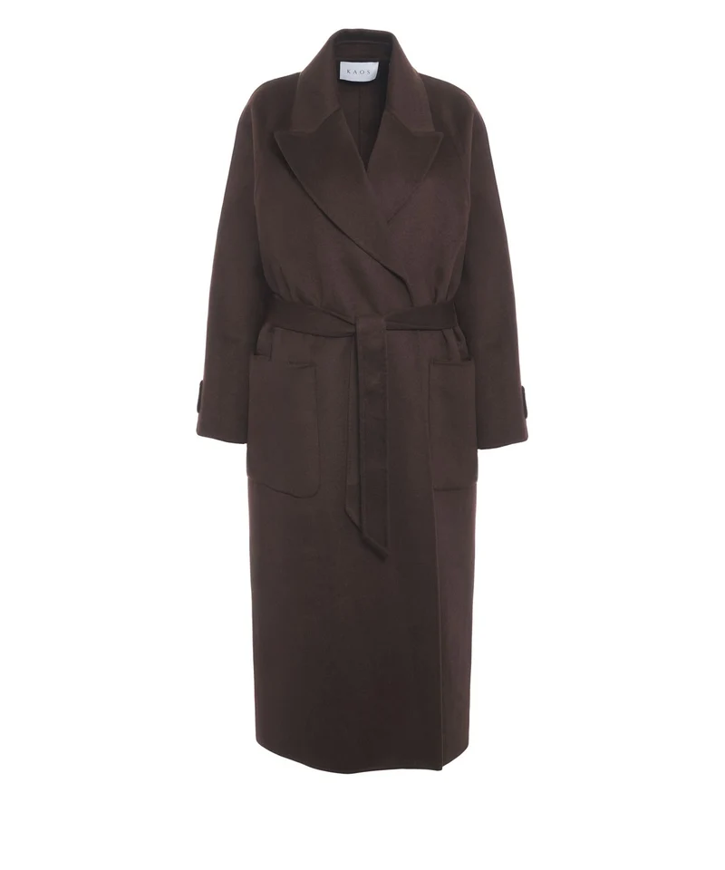 Cappotto con tasche applicate