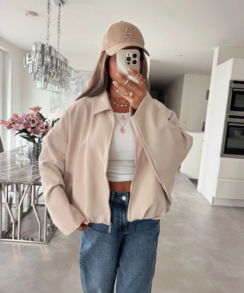 Blousonjacke Velia Beige