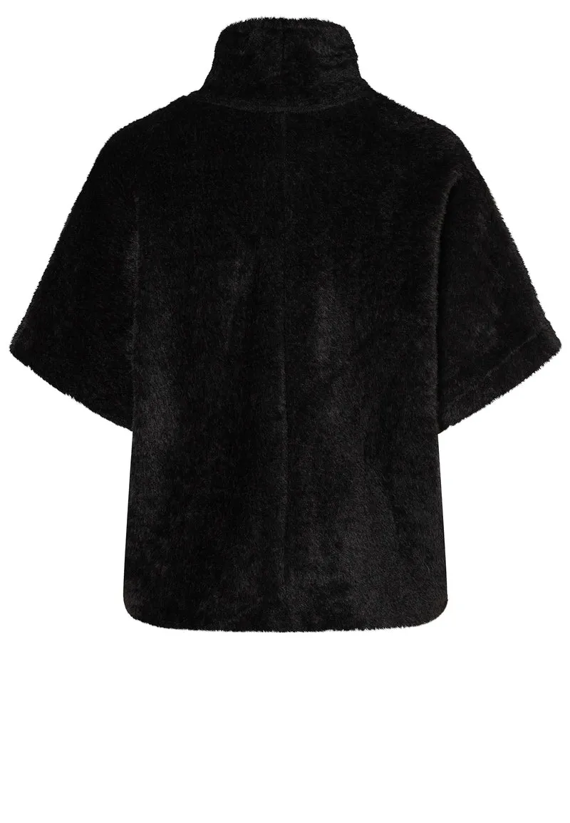 Plüsch-Kurzarm-Pullover Enirys