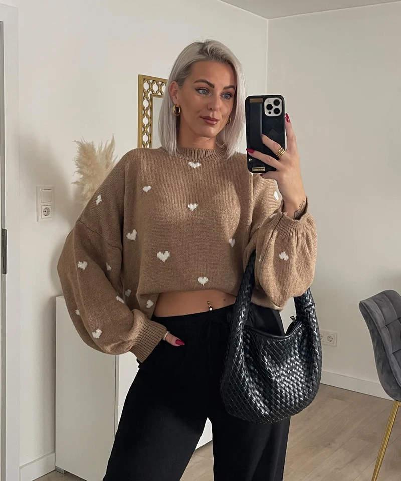 Oversize Pullover Joslin Camel