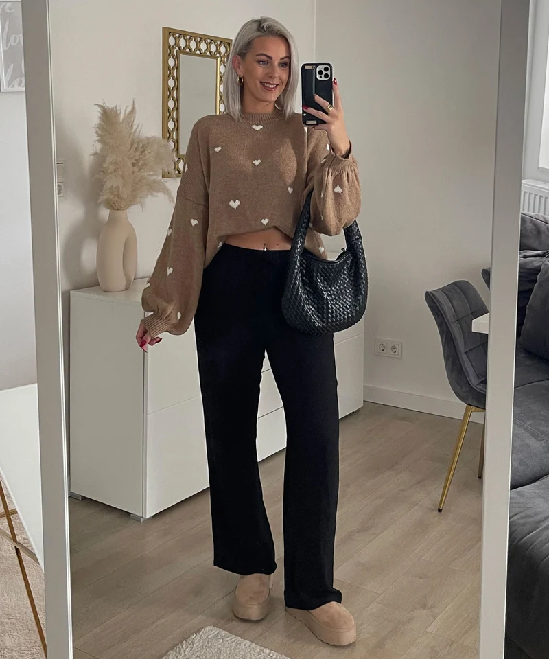 Oversize Pullover Joslin Camel