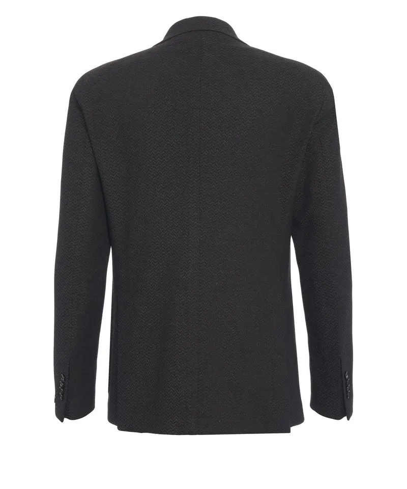 Blazer con applicazione logo
