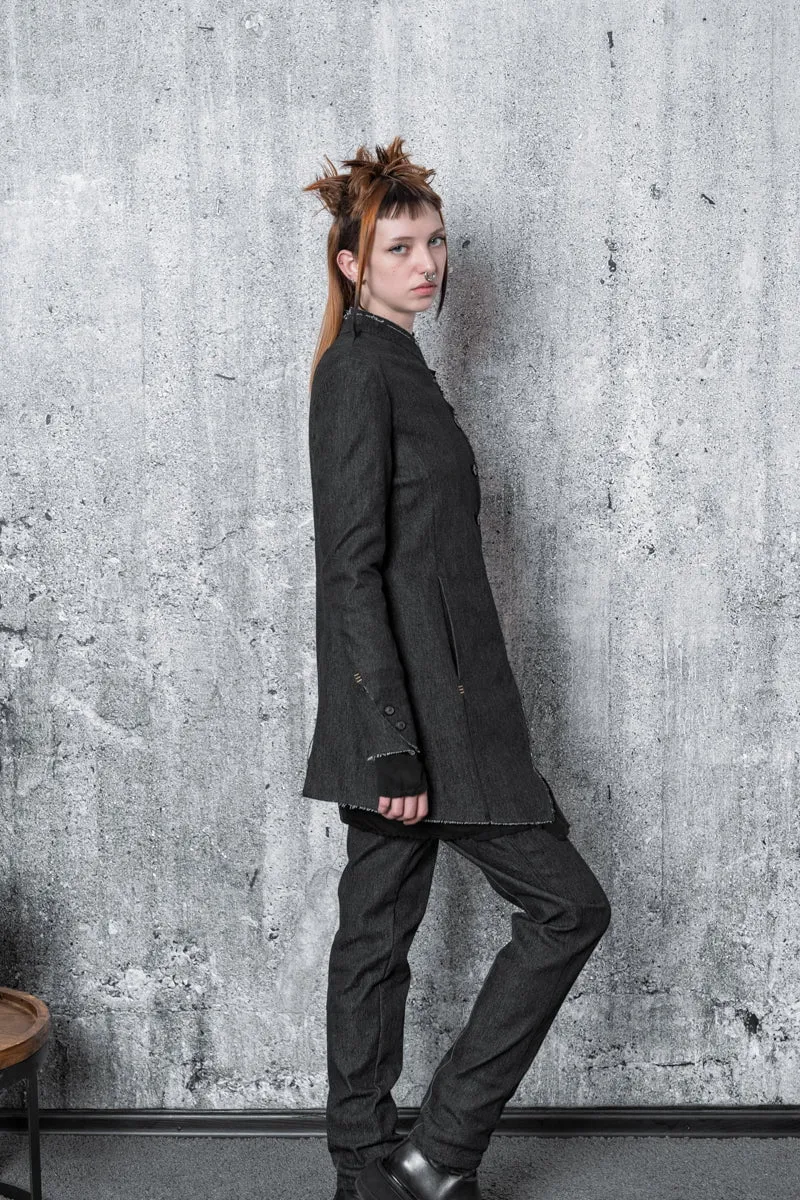 eigensinnig wien | Camus | Außergewöhnliche Jeansjacke für Damen in Grau